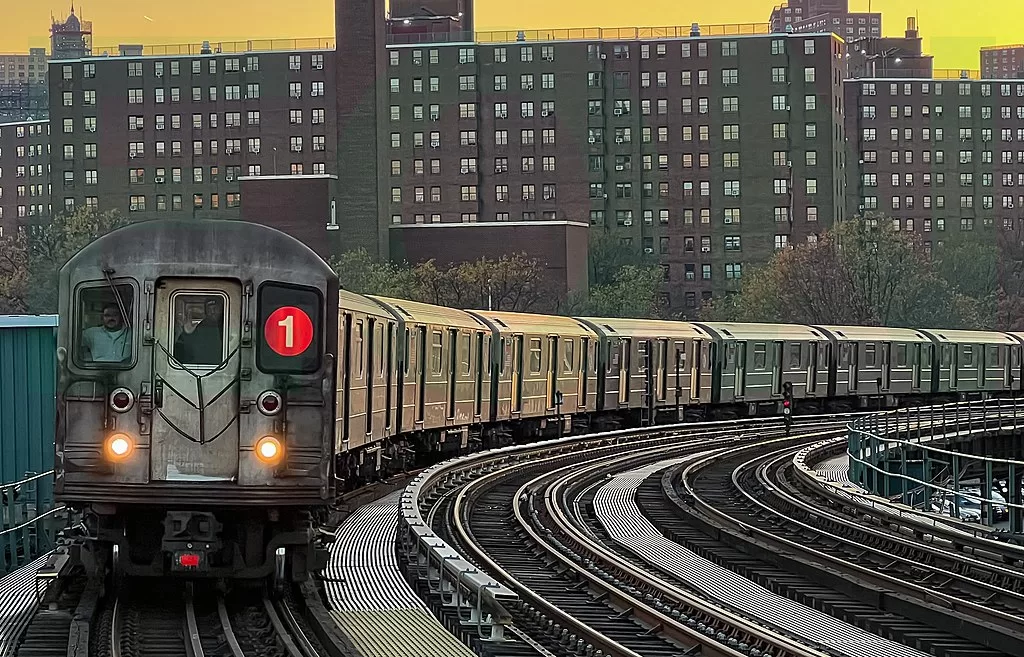 ニューヨークの地下鉄　1系統